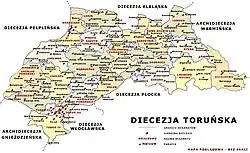 Map of the Diocese