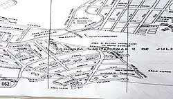 Map of the Floresta neighborhood