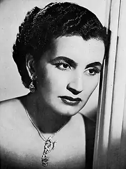 María Enriqueta in 1954