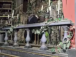 Marcel animatronic at the organ