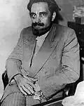 Marcel Petiot bearded under the identity of "Captain Valéry", photographed after his arrest at the end of October 1944.