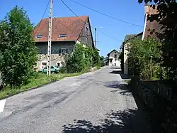 The road through Marcellaz