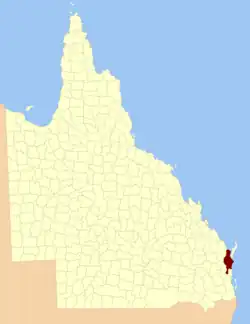 Location within Queensland