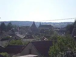 A general view of Marcigny