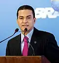 Marcos Pereira, lawyer and politician. He served as Brazil’s Minister of Industry, Foreign Trade and Services, and is a prominent figure in the Brazilian Chamber of Deputies, having held the position of Vice President of the House.