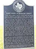 Texas Historical Marker on Highway 82 east of Ringgold.