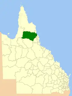Location within Queensland
