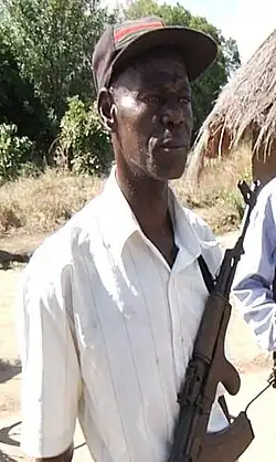 Nhongo with firearm