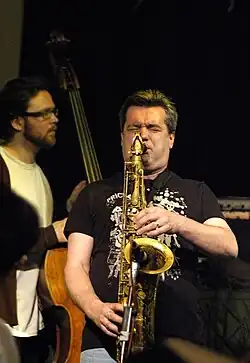 Mark Lockheart performing with Polar Bear