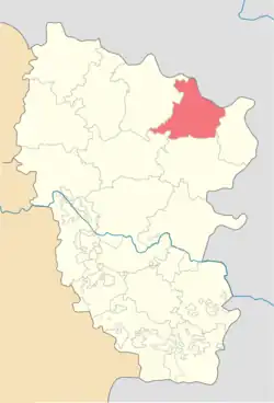 Location of Markivka Raion