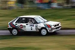 Markku Alén at the 1987 RAC Rally