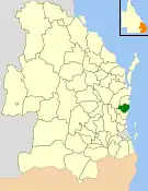 Location within Queensland