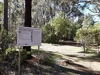 Marrinup townsite sign