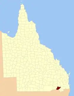 Location within Queensland