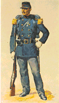 Marsouin in full metropolitan dress, as worn until 1914.