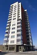 New high rise building in centre of Märsta