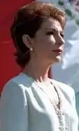 Marta Sahagún served 2001–2006 born 1953 (age 72) wife of Vicente Fox