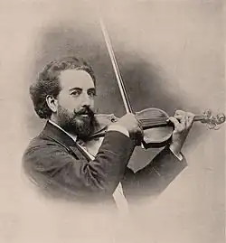 Marsick photographed by Otto Wegener (before 1895)