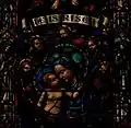 Window detail of Mary and Jesus