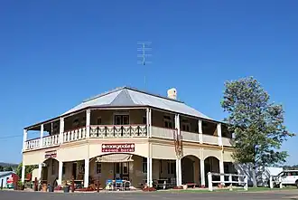 The historic Crown Hotel at Maryvale