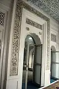 Entrance into the prayer chamber