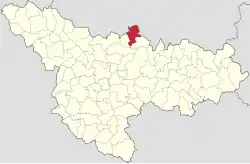 Location in Timiș County