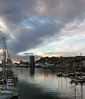 View of the port from the Aquarium