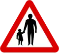 Pedestrians in the road ahead