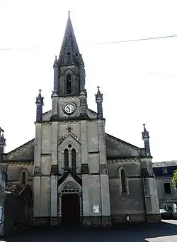 The church in Mauzé-Thouarsais