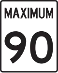 Maximum speed limit