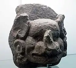 Sculpture of the god Camazotz