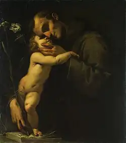 Saint Anthony with the Child Jesus, c. 1626, Gemäldegalerie Alte Meister, Dresda