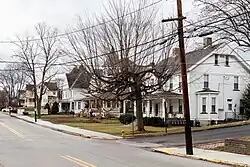 Looking west from W. Lincoln Avenue and 3rd St.