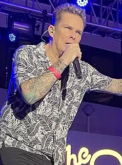 McGrath performing in 2022