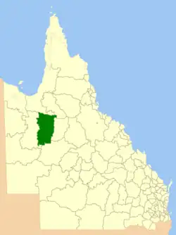 Location within Queensland