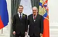 Awarding of the Order "For Merit to the Fatherland", 3rd degree (May 6, 2010)