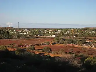 View of Meekatharra from the local lookout
