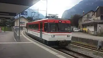 MIB railcar in its new track 13 terminus