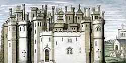 Drawing of a castle