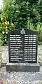 Memorial stone for the first years at St. Patrick's