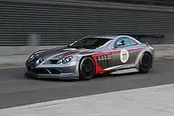 Grey car.