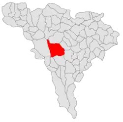 Location in Alba County