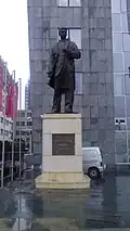 Monument of Shatorov in the Macedonian capital city Skopje
