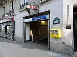 Entrance at rue Riquet today