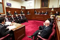 One of the chambers of the Supreme Court