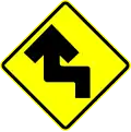 SP-9: Sharp reverse curve (left)