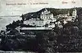 The monastery as seen on an early 20th-century postcard.