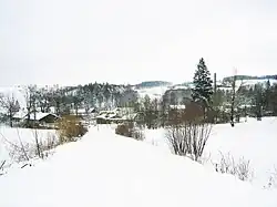 Miłoszów in winter