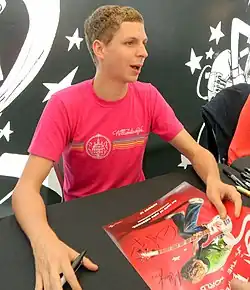Michael Cera at a fan signing at San Diego Comic-Con in 2010.