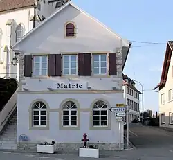 The town hall in Michelbach-le-Haut